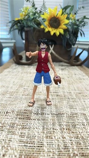 Vacation stop motion luffy review #one piece#shfiguarts #luffy#actionfigures