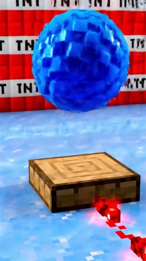 Minecraft Marble Run Gets DESTROYED by Physics #satisfying #minecraft