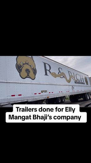 Elly Mangat Stickers for Trucking Industry in Brampton