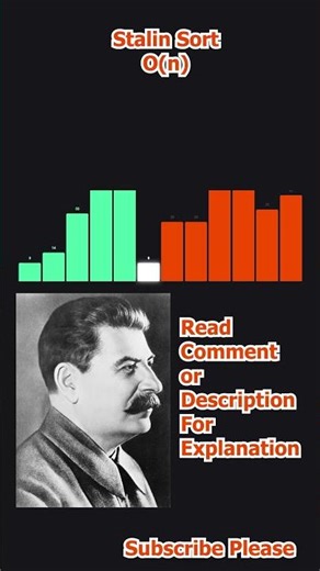 Stalin Sort Algorithm #memes #coding #algorithm