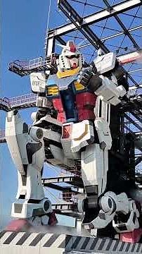 Japan History: Gundam Factory - Yokohama: RX 78F00 Gundam #shorts