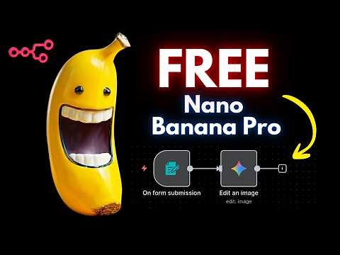 How to Use NanoBanana Pro for FREE in n8n (Step by Step Tutorial)