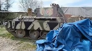 Panther Tank replica for sale in running condition.