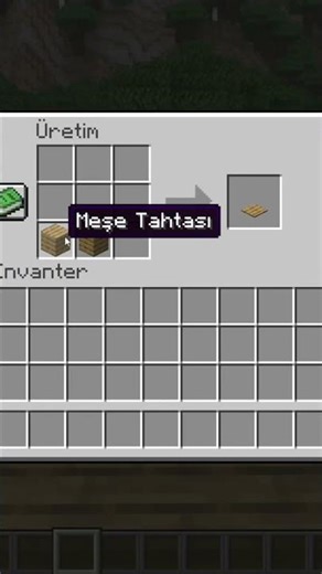 How to Make a Pressure Plate / Minecraft Crafting Recipes / #shorts