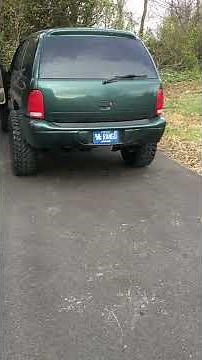 2002 Dodge Durango 5.9 True Dual Straight Pipes 6x18 Tips