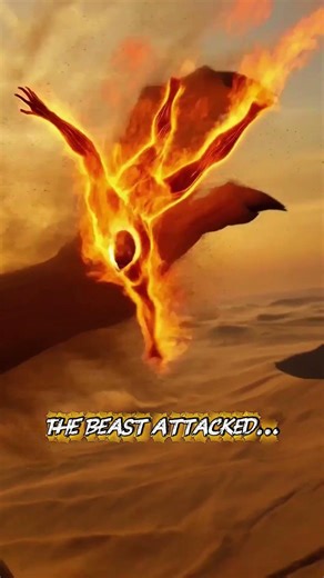 Fire Entity vs Sand Beast 🔥 Who Wins #cinematic