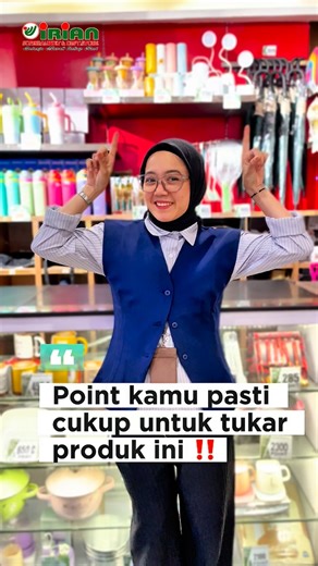 IRIAN GROUP OFFICIAL on Instagram: "New Product Hadiah I-CARD🎉 Tukarkan point member kamu di seluruh cabang irian dan dapatkan hadiah menarik inceran kamu🥰 📍 Hanya di Irian Supermarket & Dept. Store Mau update info menarik? Buruan follow! Instagram: @iriansupermarket_n_dept.store TikTok: @Iriangroup #iriansupermarketdeptstore #membericard #newproduct #tukarpoint #fyp"