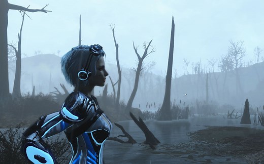 辐射FALLOUT4-MOD眼睛/衣物/自调BODYSLIDE欣赏