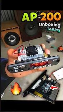 Gold Ap-200 New Class D Amplifier Unboxing & Teardown + Testing.. Part 1