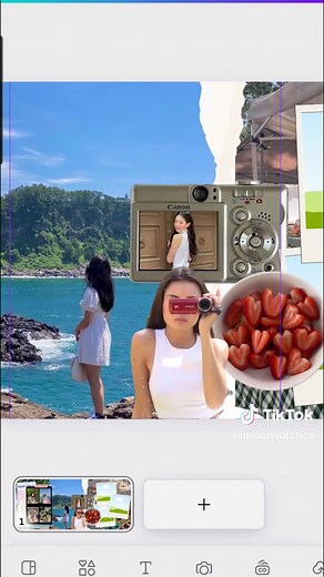 scrapbook post 4:5 tutorial! #tutorial #scrapbook #igcarousel #scrapbooking #canva #canvatutorial #socialmediadesign #summer