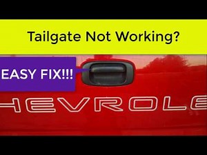 How to Repair a Broken Silverado Tailgate