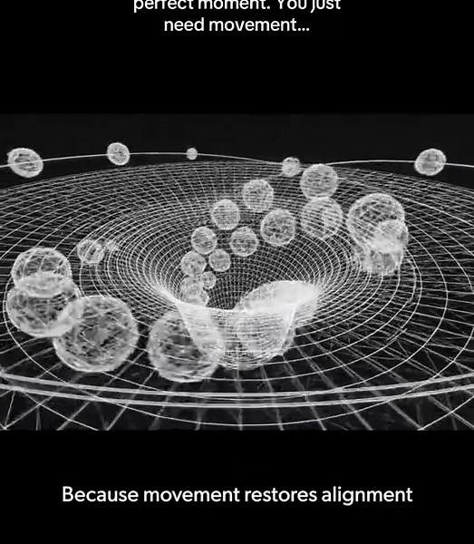 Stop waiting for the perfect moment. Move. Even if the move is small. Because movement restores alignment between who you are and how you’re living. And once that alignment returns. Pressure turns into momentum. #action #momentum