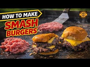 The BEST Smash Burgers on a Blackstone (Fresh Ground Chuck Roast)