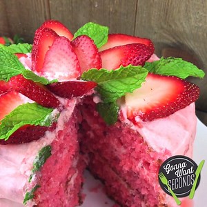 37M views · 38K reactions | Amazing Triple Decker Strawberry Cake<3...