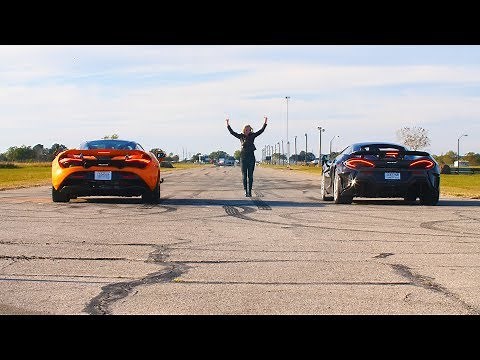 McLaren 720S vs 600LT Drag Race