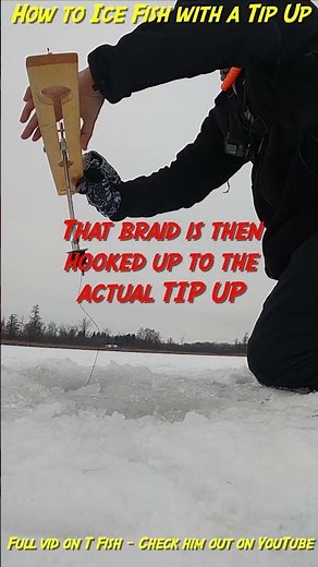 How to Ice Fish with a Tip Up