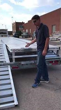 Crossman Trailer beavertail ramp options