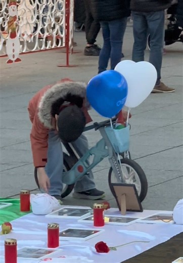 Street Displays Highlighting Gaza Children