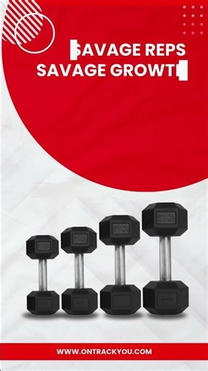 Rubber Dumbbells That Fix Rolling & Damage Issues #OnTrackYou