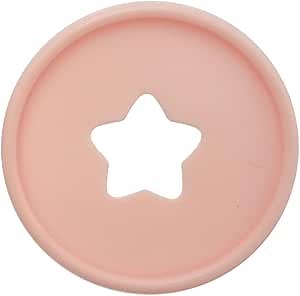 100PCS 1.4inch/35MM Binder Rings Expansion Disc Star Binding Discs Discbound for DIY Planners Scrapbook(Pink Star,1.4inch/35MM)