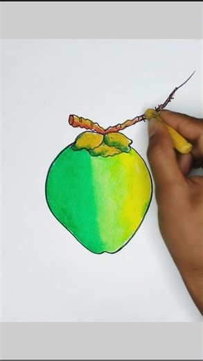 Coconut Colour #shortvideo #art #shorts #short