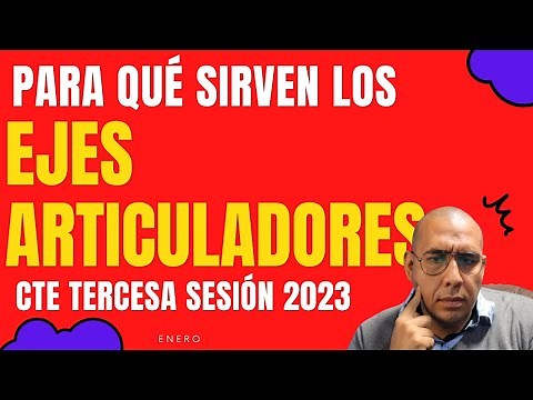 ¿Cómo se usarán los ejes articuladores en el Plan de Estudios 2022?