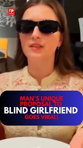 1.6K views | Viral video: Man's innovative proposal to blind girlfriend is sure to make you smile today . . . #viralvideo #blinds #blindgirl #couple #couplegoals #proposal #trendingreelsvideo Follow us on Facebook and for more such Videos Download the Newspoint App NOW: https://shorturl.at/qdEjR | NewsPoint | Facebook