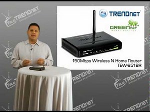 Enrutador inalámbrico N Home para red doméstica a 150Mbps TEW-651BR Tele TRENDnet (802.11n)