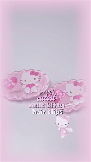 Cute Hello Kitty Hair Clips for Your Aesthetic