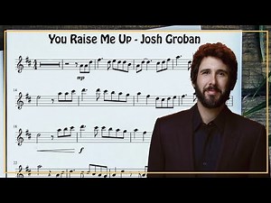You Raise Me Up for Flute, Violin | Sheet Music with Piano Backing Track - Josh Groban