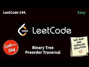 144. Binary Tree Preorder Traversal || Leetcode || C++ || Hindi