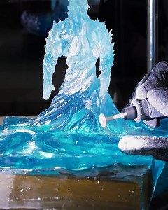 1M views · 10K reactions | Crafting an Incredibly Complex Water Elemental Diorama | DIY & Crafts | Facebook