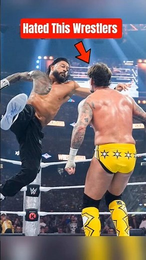 Roman Reigns HATES these 5 wwe wrestlers! #wwe #romanreigns #wweraw