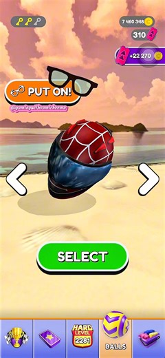 Spider-Man ball in #goingballs #ytgame #shortsgaming #gameplay