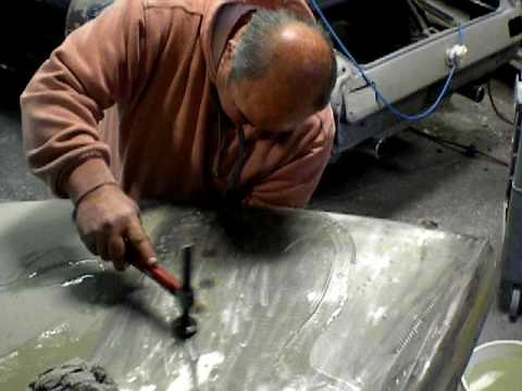 Removing oil canning