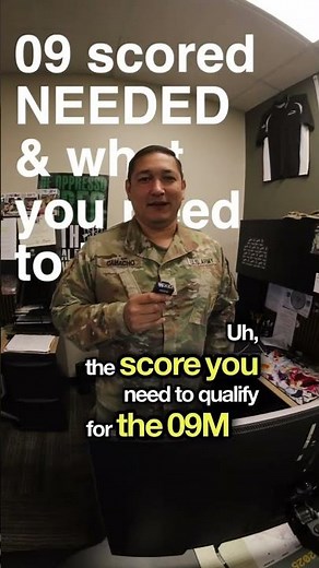 Talking about 09M Future Soldier Prep Course