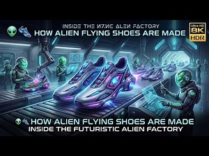 How Alien Flying Shoes Are Made – Inside a Futuristic Factory