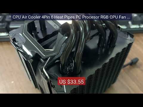 CPU Air Cooler 4Pin 6 Heat Pipes PC Procesor RGB CPU Fan for I... — Hot Deal 2026 | Limited Offer!