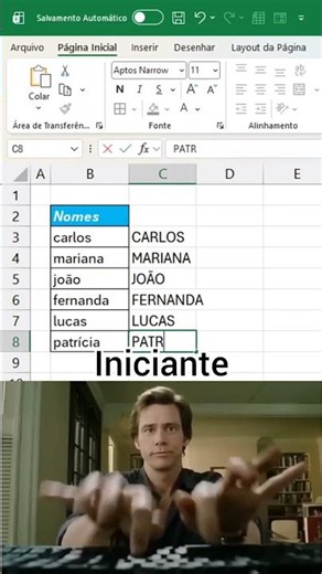 O Excel Corrige Isso Sozinho
