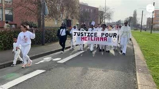 VIDÉO. Une marche blanche « en l'honneur de Méïliana » victime de violences à l'âge de 7 mois