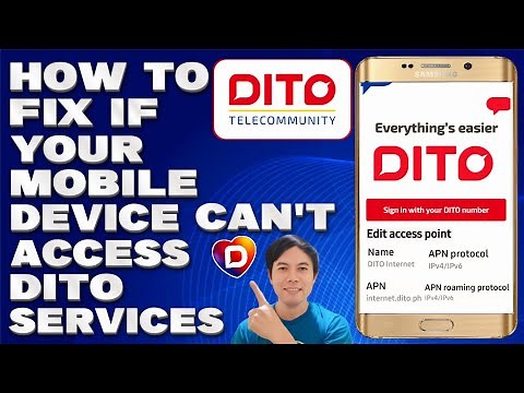How To Fix If Your Mobile Device Can't Access DITO Telecommunity Services