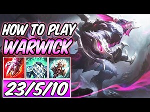 HOW TO PLAY WARWICK JUNGLE DIAMOND GUIDE | Build & Runes | OLD GOD WARWICK | League of Legends