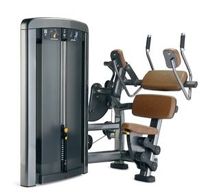 [Hot Item] Professional Fitness Gym Strength Training Pin Loaded Seated Isolator Abdominal Machine Workout Abdominal Cruch Trainer