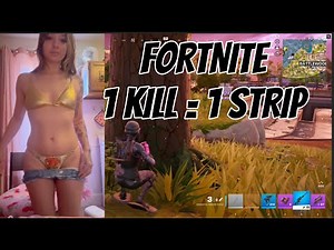 THE BUS IS BACK?! FORTNITE 1 KILL = 1 STRIP [PARSLEYLELE]