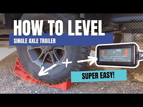 Easy Way to Level Out a Single Axle Travel Trailer