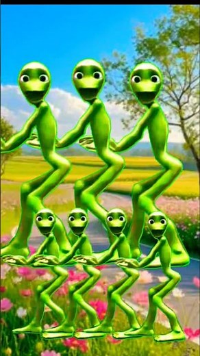 Dame tu cosita Green alien dance 🥹#ytshorts #dance #short #shortsfeed