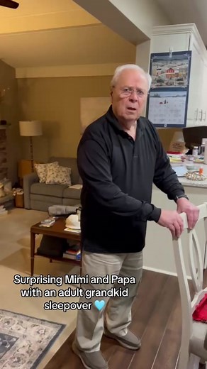 Surprising Grandparents with Adult Grandkid Sleepover