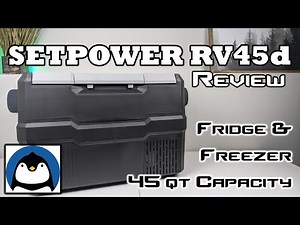 SETPOWER RV45D - 12v Fridge Freezer Combo - Budget Price, Premium Features!