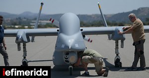Στον «αέρα» το drone Heron της Frontex σε Αιγαίο και Ιόνιο - Στόχος η πάταξη της παράνομης μετανάστευσης - iefimerida.gr
