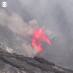 10K views · 147 reactions | NEW HEIGHTS: New vents of the Kilauea volcano’s eruption on Hawaii’s Big Island were captured by footage on Thursday according to the United States Geological Survey. | CBS News | Facebook